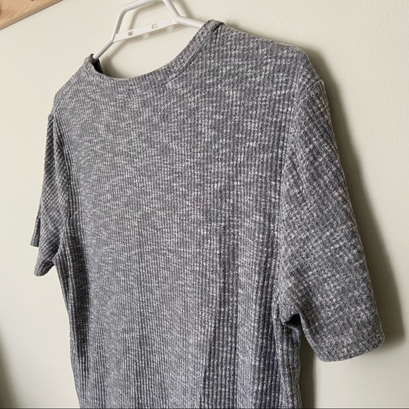 Ribbed Knit T-Shirt - Picture 6 of 6